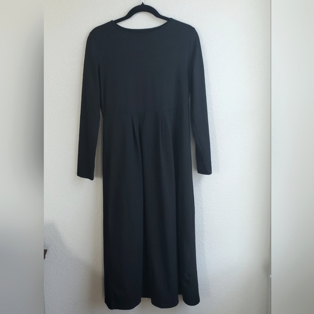 Maxi long sleeve Black Dress
